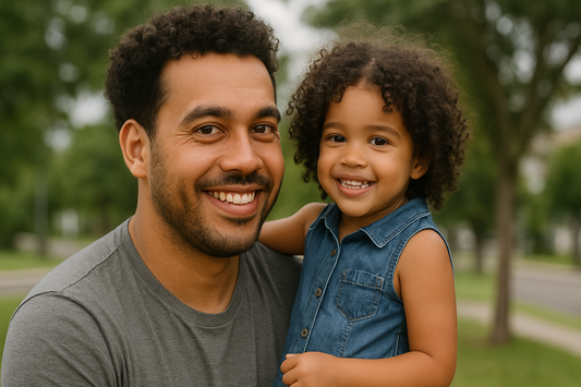 ¿Papá con rizos? Guía básica para el cuidado masculino