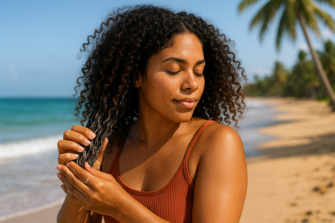 🌞 Tratamientos capilares que tu cabello rizado agradecerá este verano