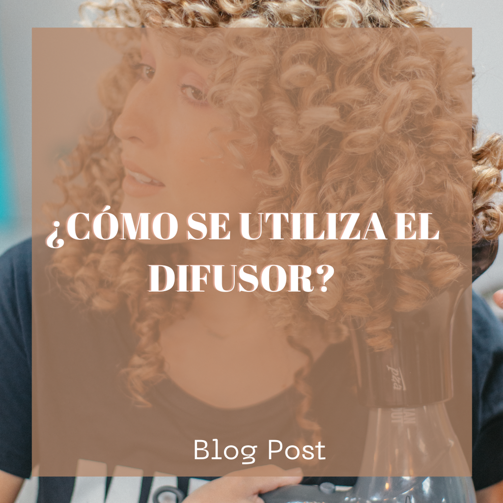 ¿Cómo se utiliza el difusor para el secado del cabello?