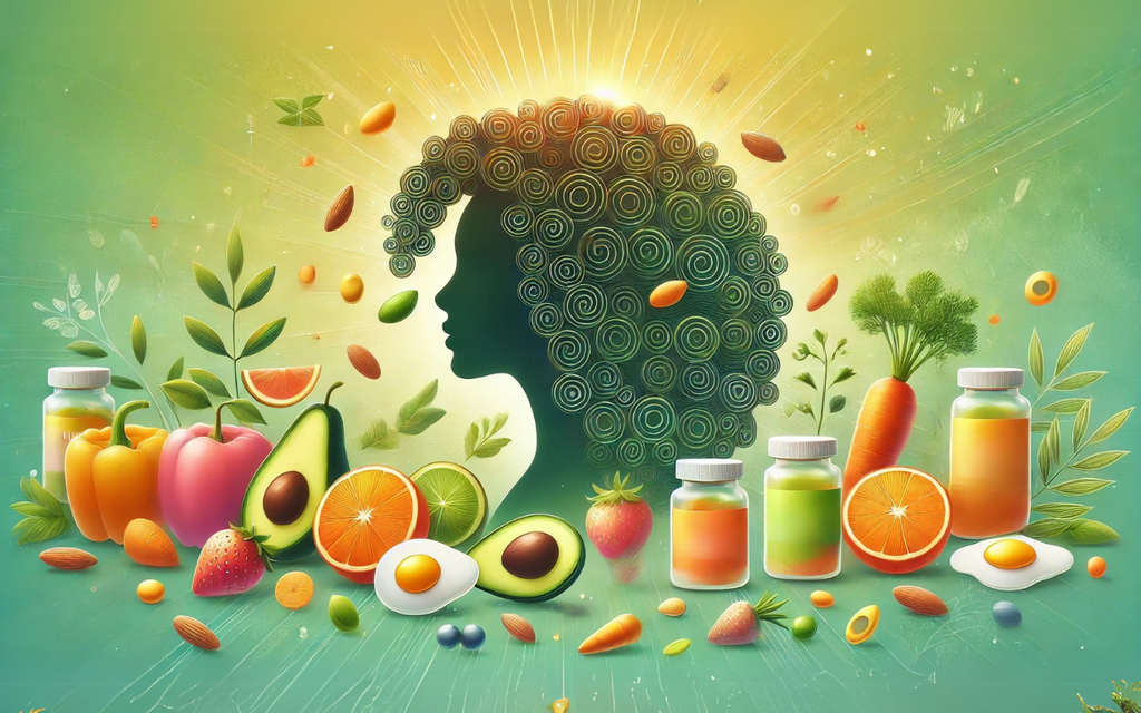 Vitaminas esenciales para un cabello rizado lleno de vida